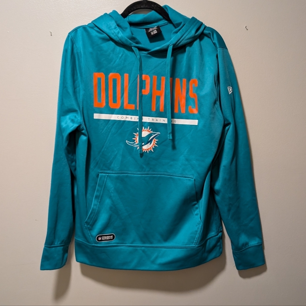 Miami Dolphins‎ Men's Hoodie NFL Combine Training, Size Medium